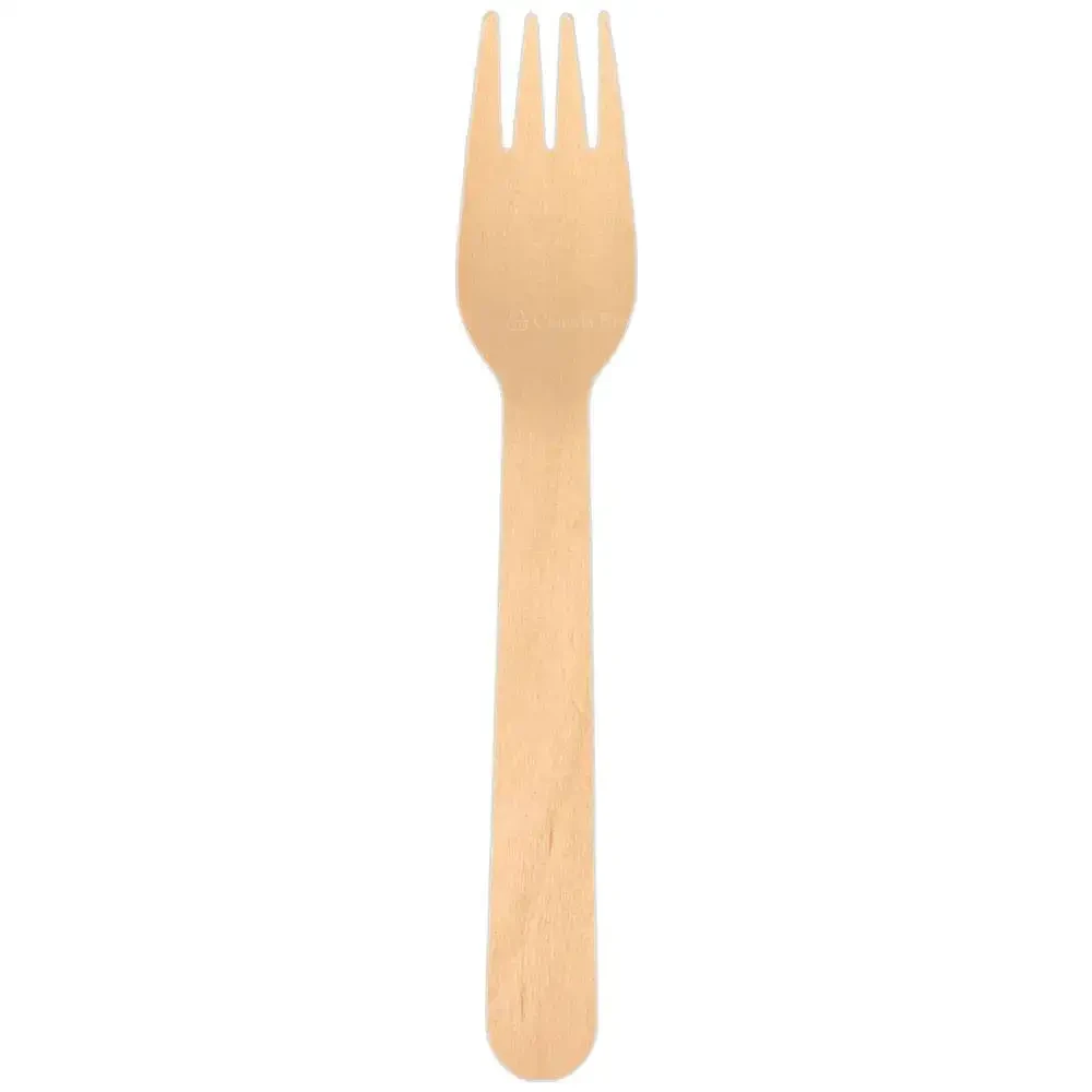 6" Wooden Forks, 500/Box
